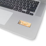 Air Mail Yellow Stamp Sticker
