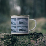 Peace & War 1946 Stamp Enamel Mug