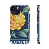 Yellow Rose Flower Tough Phone Case