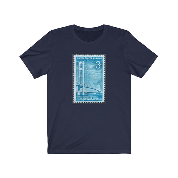Mackinac Bridge Stamp T-shirt