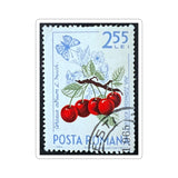 Cherries Stamp Sticker