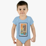 Hawaii State Stamp Baby Onesie