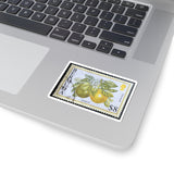 Lemon Citrus Bermuda Stamp Sticker