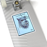 Schnauzer Dog Stamp Sticker