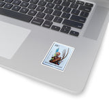 African Instrument Stamp Sticker