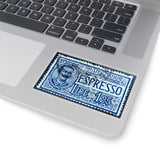 Espresso Blue Stamp Sticker