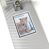 Leopard African Stamp Sticker