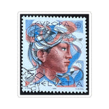 Artistic Face Stamp Sticker