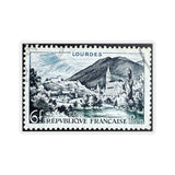 French Town Stamp Sticker