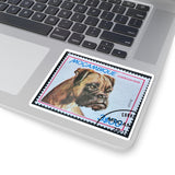 Boxer Dog Stamp Sticker