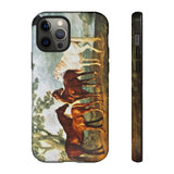 Wild Horses Stamp - Tough Phone Case