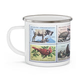 Wildlife Conservation 1972 Stamp Enamel Mug