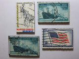 Marine Magnets - Recycled Postage
