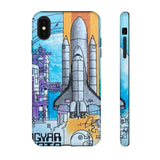 Space Rocket Tough Phone Case