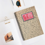 Alexander Hamilton Stamp Spiral Notebook