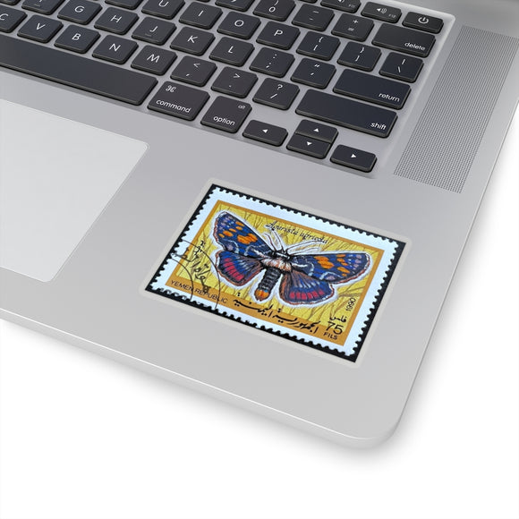 Moth Stamp Sticker