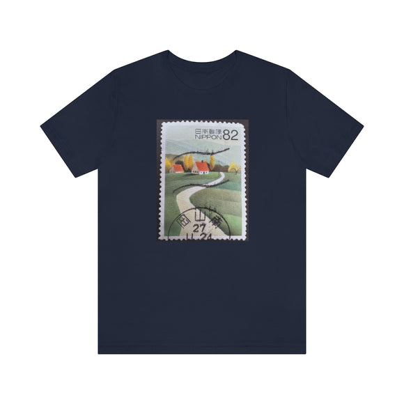 Road Home Vintage Postage Stamp - Jersey Short Sleeve Tee Shirt