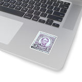 Purple Lincoln Stamp Sticker