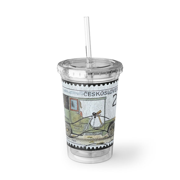 Vintage Car Acrylic Cup