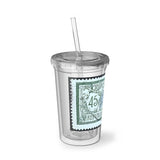 French Stamp Acrylic Cup