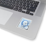 Ben Franklin Blue Stamp Sticker
