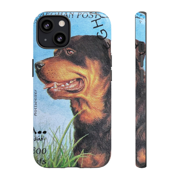 Rottweiler Dog Tough Phone Case