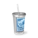 Blue Rhino Stamp Acrylic Cup