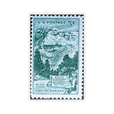Mount Rushmore Stamp Sticker