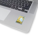 Oyster Island Yellow Stamp Sticker