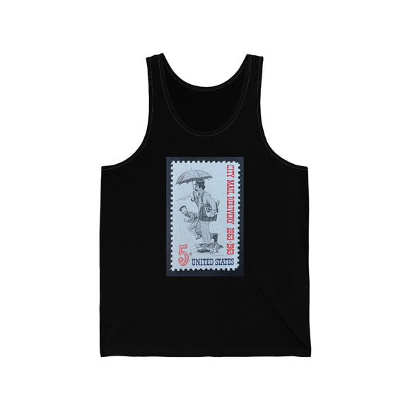 City Mail Stamp Tank Top