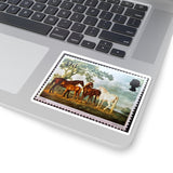 Wild Horses Stamp Sticker