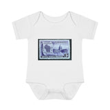 Wisconsin Stamp Baby Onesie