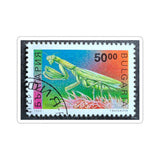 Praying Mantis Stamp Sticker