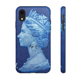 Queen Blue Stamp - Tough Phone Case