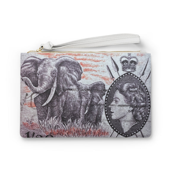Elephant Kenya Stamp Clutch Bag