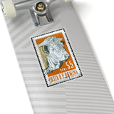 Romania Cow Stamp Sticker