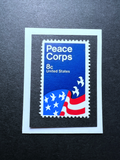 Peace Corp 1972 Framed Stamp