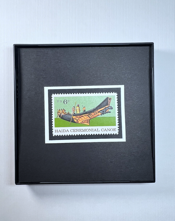 Haida Canoe Framed #1389