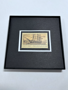 Charles Morgan Ship 1971 Framed #1441