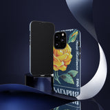 Yellow Rose Flower Tough Phone Case