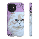 White Persian Cat Tough Phone Case