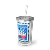 Erie Canal Stamp Acrylic Cup