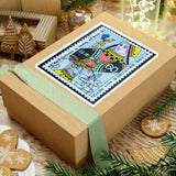 King and Queen Stamp Sticker