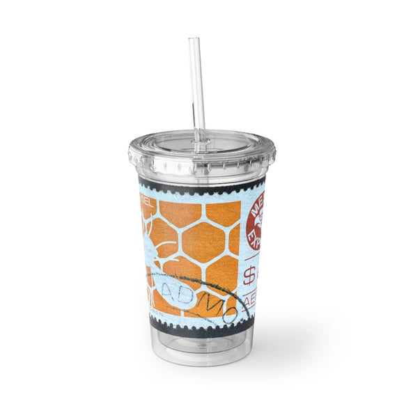 Honey Comb Stamp Acrylic Cup