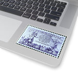 Newspaper Boy Stamp Sticker