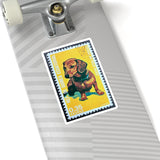 Dachsund Dog Stamp Sticker