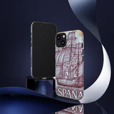 Spain Ship Tough Phone Case