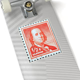 Ben Franklin Stamp Sticker