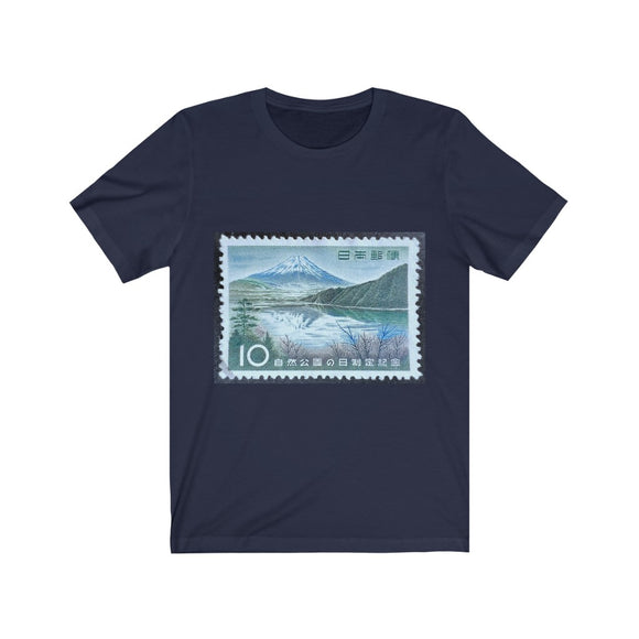 Mountains of Asia Stamp T-shirt