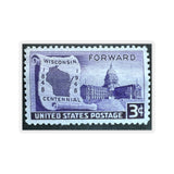 Wisconsin State Stamp Sticker